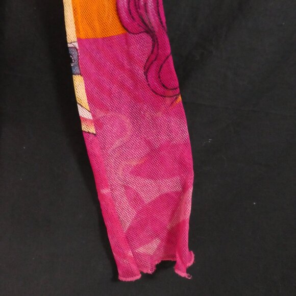 Girls Colorful Lined Vibrant Graphic Shirt | m - l | Pristine Condition - Picture 10 of 16